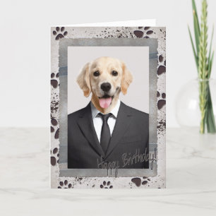 Födelsedag från Hund Kort