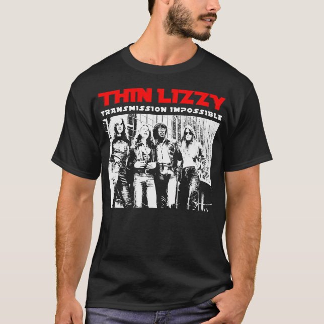 Födelsedag ger Thin Lizzy Crewnacken T Shirt (Framsida)