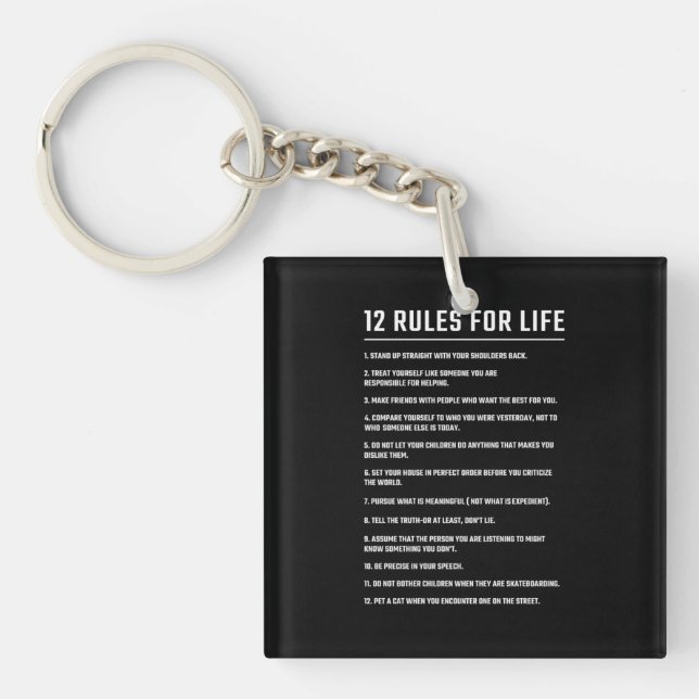 Födelsedag Gift 12 Regler för livet (Framsidan)