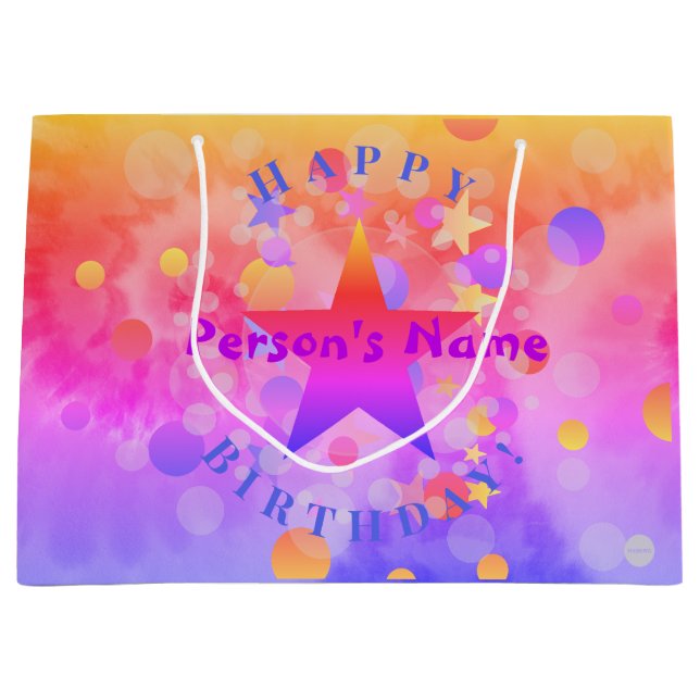 Födelsedag Gift Bag-design HAMbyWG (Framsidan)