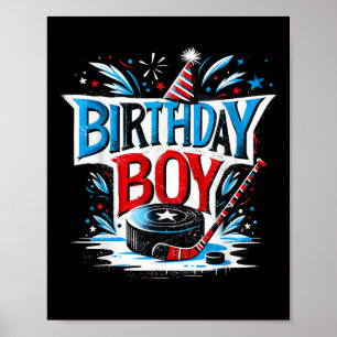 Födelsedag Gift För barn Boys Birthday Boy for Ice Poster