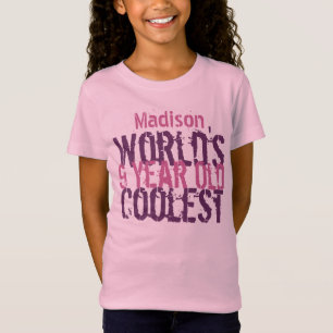 Födelsedag Gift World's Coolest 9 Nine Year Old G T-shirt
