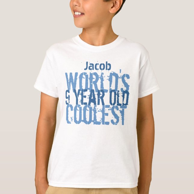 Födelsedag Gift World's Coolest 9 Year Old G202 Tee (Framsida)