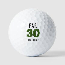Födelsedag Golfer Funny 30:e Party Par 30