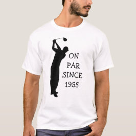 Födelsedag Golfer Funny 70:e lycklig Pappa Par Hum T Shirt