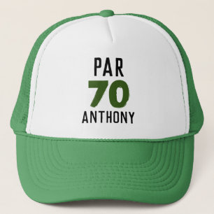 Födelsedag Golfer Funny 70:e lycklig Pappa Par Keps