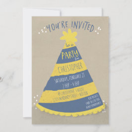 Födelsedag Hat-inbjudan Inbjudningar