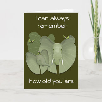 Födelsedag - humoristisk kort