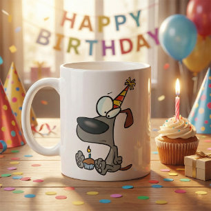 Födelsedag Hund Kaffe Mugg