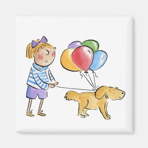 Födelsedag Hund Magnet