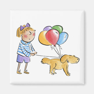 Födelsedag Hund Magnet
