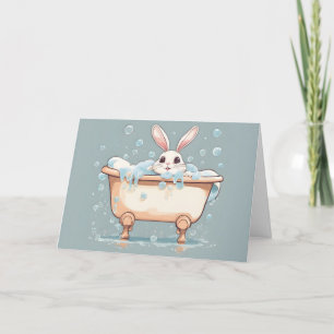 Födelsedag i Bubble Bath Kort