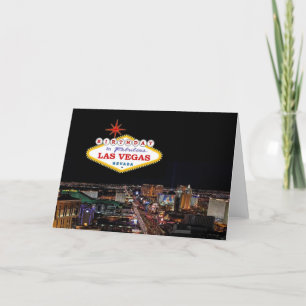Födelsedag i det sagolika Las Vegas kortet Kort