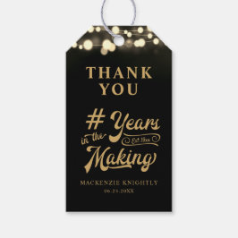 Födelsedag i Tack i Skapar Ljus Presentetikett