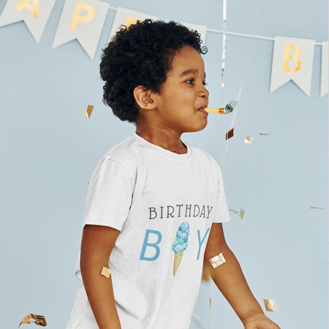 Födelsedag Ice Cream Namn Age T Shirt (Skapare uppladdad)