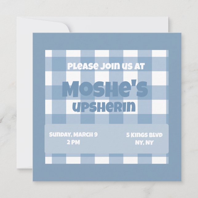 Födelsedag inbjudan (Framsida)