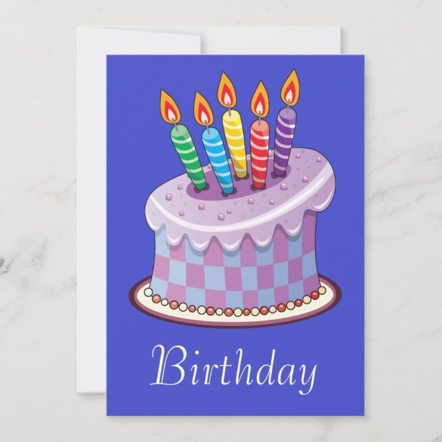 Födelsedag Inbjudningar (Framsida)