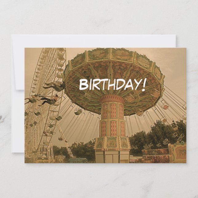 Födelsedag! Inbjudningar (Framsida)