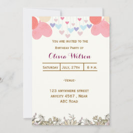 Födelsedag Inbjudningar