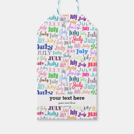 Födelsedag, juli presentetikett