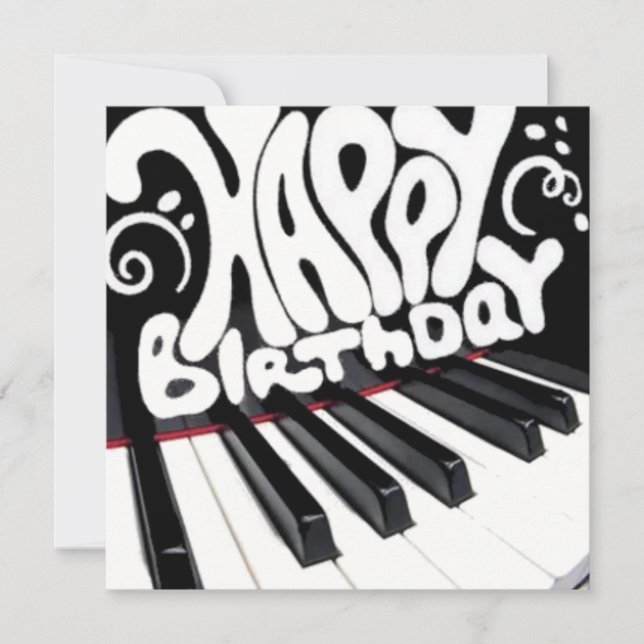 Födelsedag Julkort (Framsida)