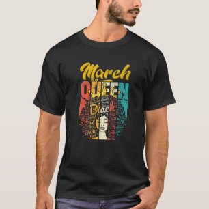 Födelsedag, juni, född: Kvinnor i mars B T Shirt