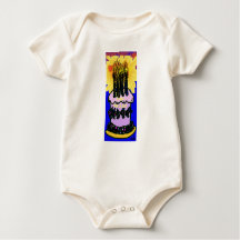 Födelsedag Kake baby utrustning