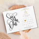 Födelsedag kalender Guld Heart Spara Datumet<br><div class="desc">Den här söt spara-till-datum-kortet för alla födelsedag innehåller en kalender och ett söt guld kärlek-hjärta som belyser ditt speciella datum. Den omvända funktionen hos hjärtkonfetti guld. SÅ HÄR FLYTTAR DU HJÄRTAT: I avsnittet om anpassning rullor du ned och väljer "klicka för att anpassa ytterligare". Du kommer att vara i den...</div>