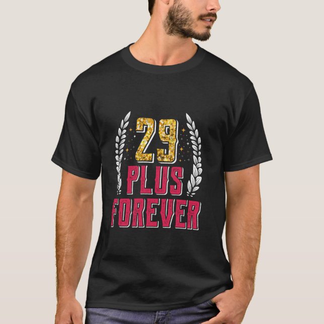 Födelsedag Kid 29 Plus för Födelsedagsfest 29+ T Shirt (Framsida)