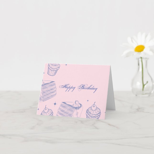 Födelsedag Kort (Liten växt)