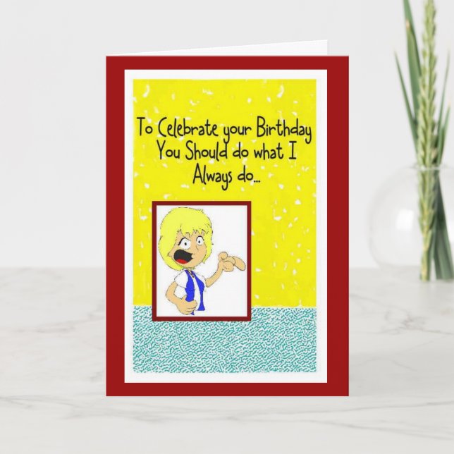 Födelsedag Kort (Framsida)