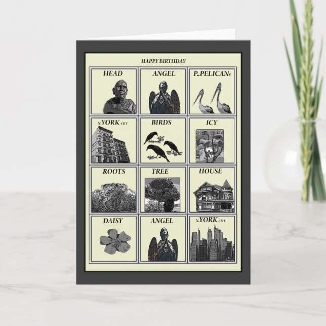 födelsedag kort (Framsida)