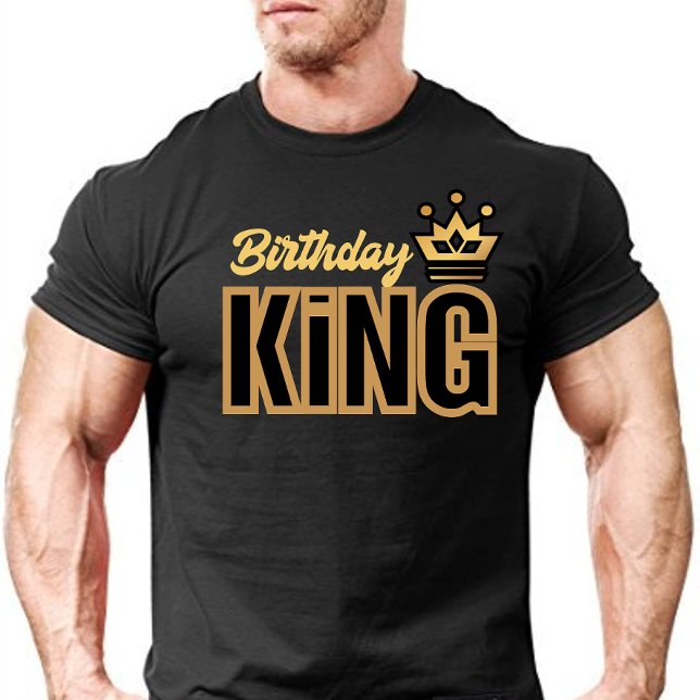 Födelsedag Kung T Shirt (Birthday King)