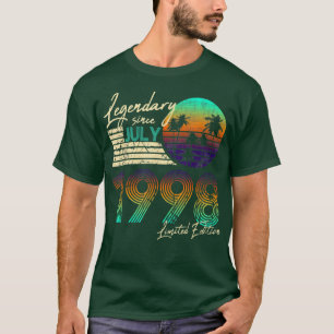 Födelsedag Legendarisk Sedan Juli 1998 T Shirt