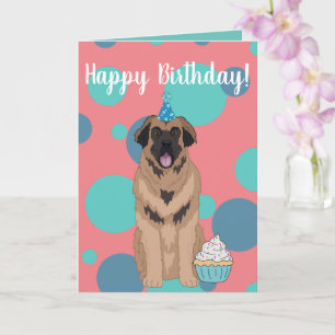 Födelsedag Leonberger-kort Kort