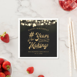 Födelsedag Ljusår i SKAPAR Pappersservett