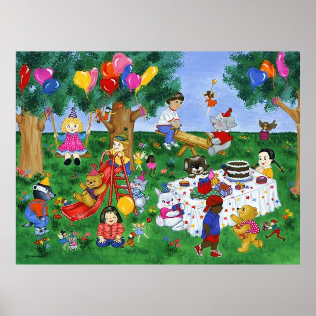 Födelsedag Magic Poster (Framsidan)