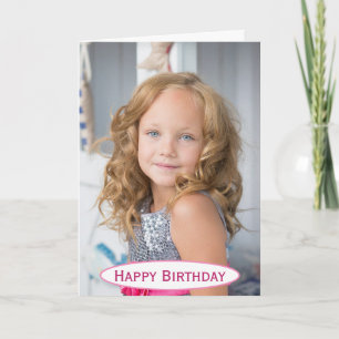 Födelsedag Mamma World's Best Aldrig Kids Photo Kort