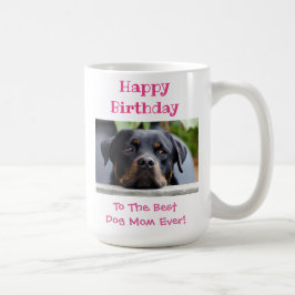 Födelsedag Mamma World's Best Aldrig Pet Photo Kaffemugg