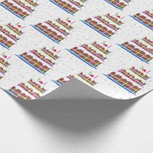 Födelsedag med konfetti presentpapper