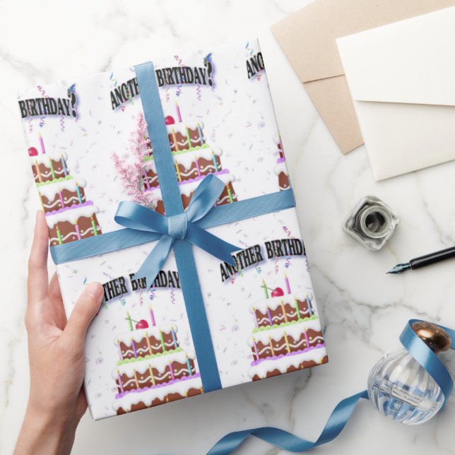 Födelsedag med konfetti presentpapper (Gifting)