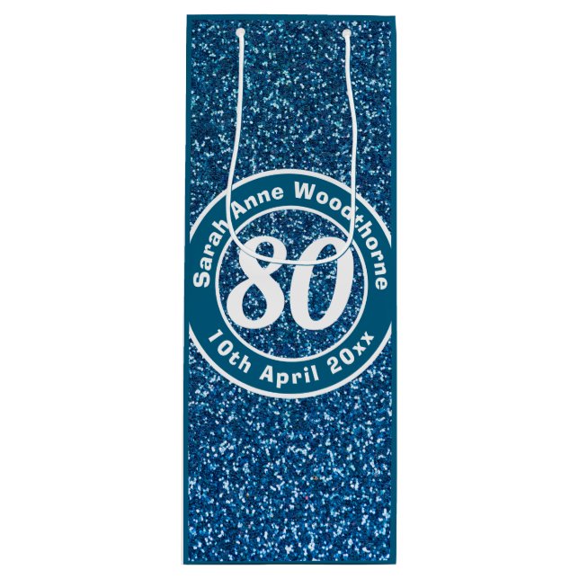 Födelsedag med Namn, ålder och datum Vin (Framsidan)