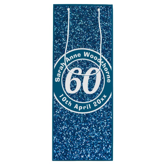 Födelsedag med Namn, ålder och datum Vin (Framsidan)