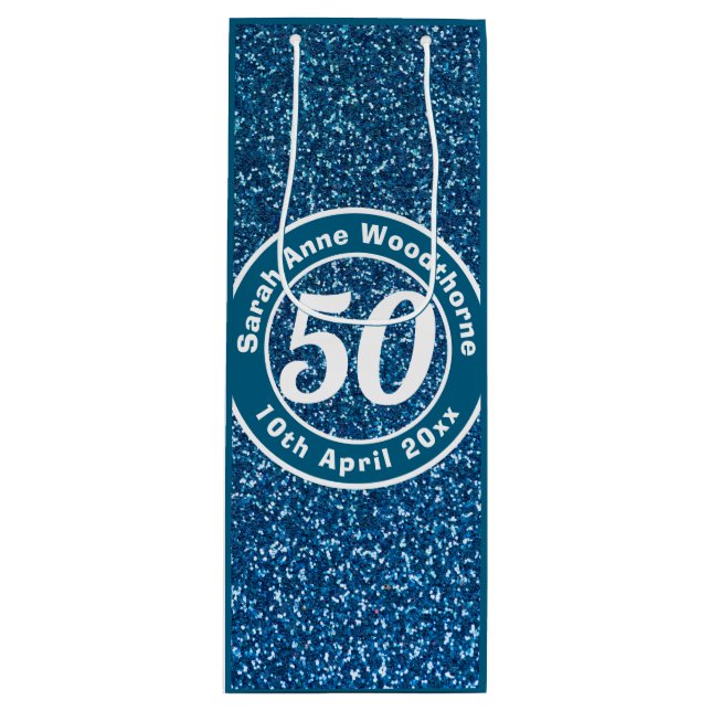 Födelsedag med Namn, ålder och datum Vin (Framsidan)