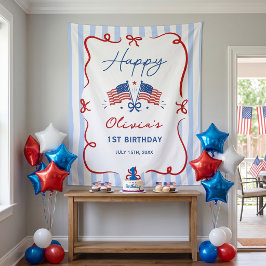 Födelsedag med patriotiskt tema den 4:e