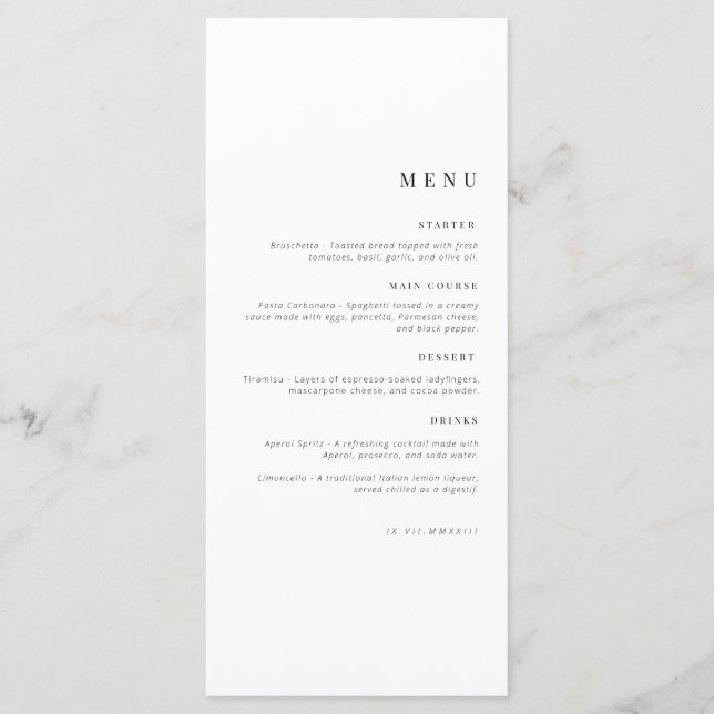 Födelsedag Menu | Menyn Firande | Meny (Framsida)