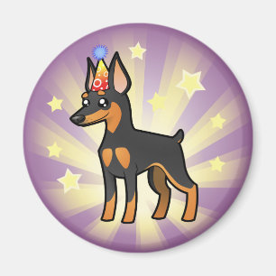Födelsedag Miniature Pinscher / Manchester Terrier Magnet