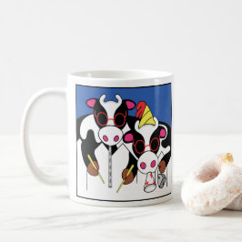 Födelsedag-mosiker på klassiskt vitt kaffe mugg