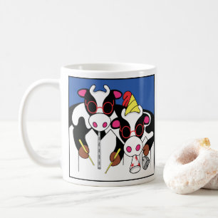 Födelsedag-mosiker på klassiskt vitt kaffe mugg