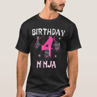 Födelsedag Ninja 8:e femtonde tioårsjubileet Ninja T Shirt